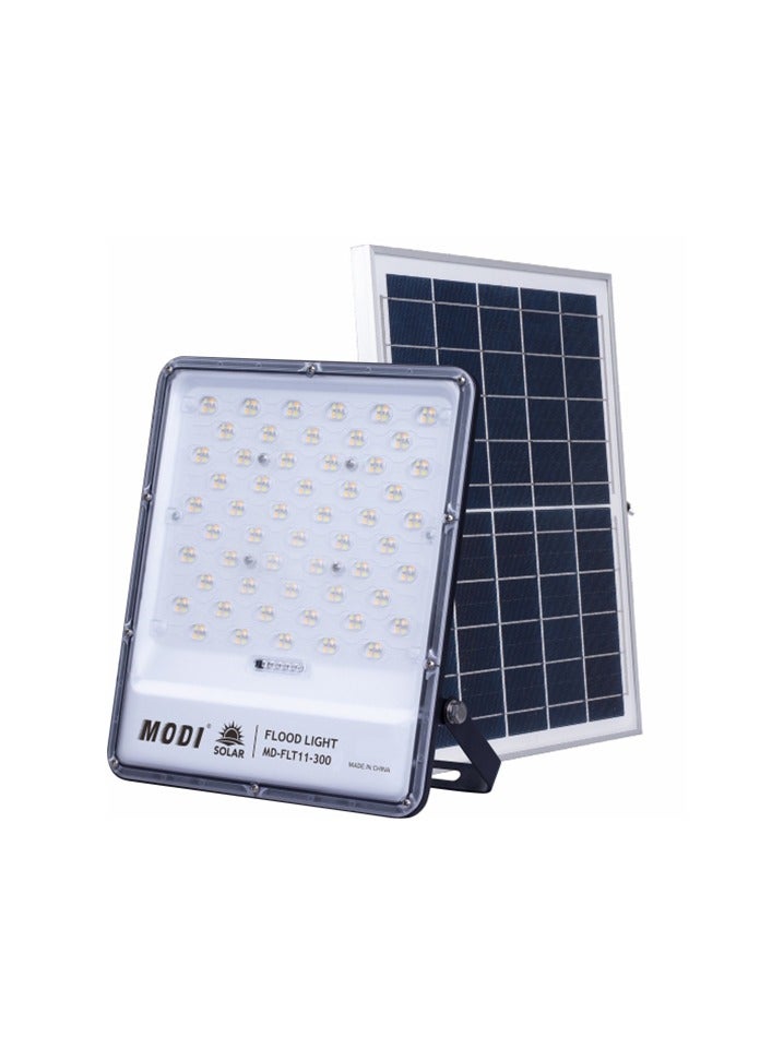 MODI Solar Flood Light 300W IP65 with Remote Control – Super Bright, Waterproof Outdoor Security Light - Image 1